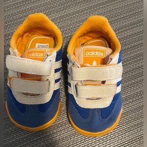 Adidas Kids Sneakers in Blue and Orange